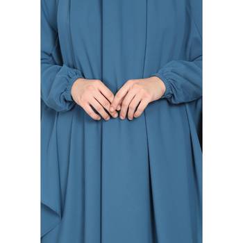 BT- Two Piece Jilbab combo in French Blue 5