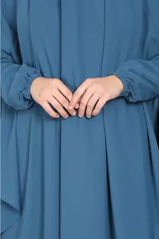 BT- Two Piece Jilbab combo in French Blue