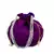 Divashin Chickenkari Embroidered Design Potli for Women & Girls Ethnic Wedding Wristlets Purple