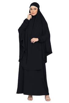 BT- Two Piece Jilbab combo in Black