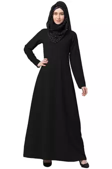 BT- Two Piece Jilbab combo in Black