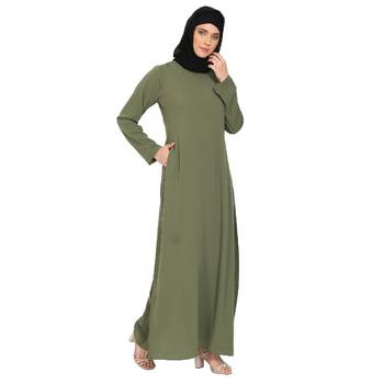 A-line inner abaya- Jade Green 2