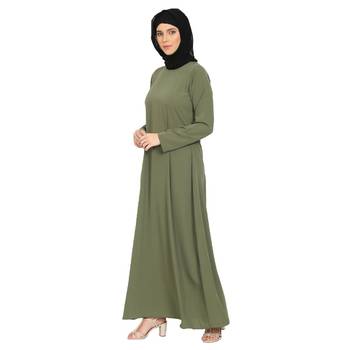 A-line inner abaya- Jade Green 3
