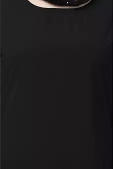 A-line inner abaya-Black