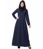 A-line inner abaya-Navy Blue