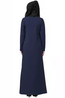 A-line inner abaya-Navy Blue