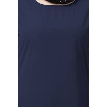 A-line inner abaya-Navy Blue 5