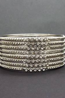 Silver bangles-and-bracelets