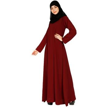 A-line inner abaya-Maroon 2