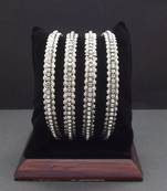 Silver bangles-and-bracelets