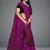 Magenta woven lycra saree with blouse