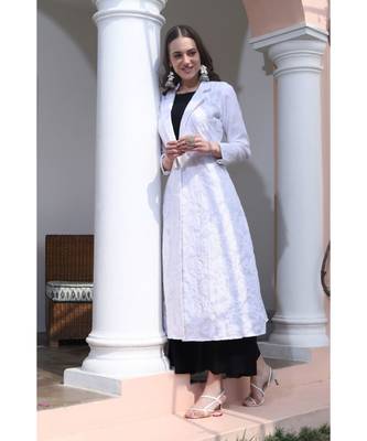 Full embroidered jaal chikankari jacket/shrug 2