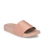Zorik Pink Synthetic Leather Comfort Foam Casual Slides/Flip Flop For Women's