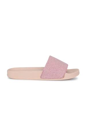 Zorik Pink Synthetic Leather Comfort Foam Casual Slides/Flip Flop For Women's 4