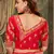 Orange woven banarasi saree with blouse