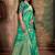 Green woven banarasi saree with blouse