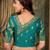 Green woven banarasi saree with blouse