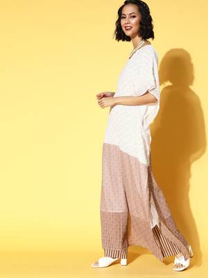 Pink printed georgette kurtas-and-kurtis 2