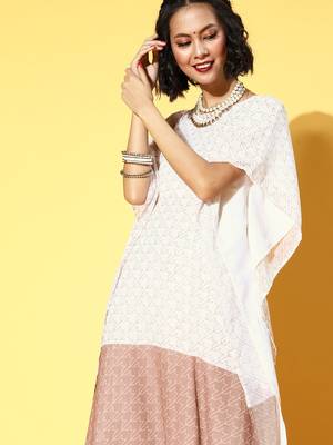 Pink printed georgette kurtas-and-kurtis 4