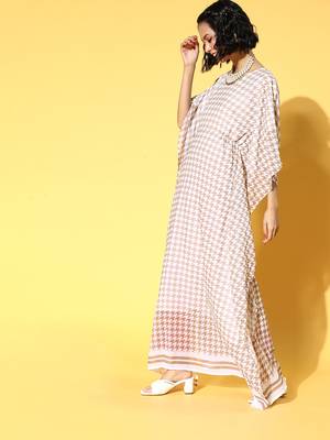Pink printed georgette kurtas-and-kurtis 2