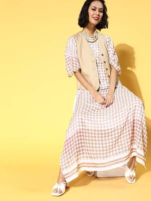 Pink printed georgette kurtas-and-kurtis 5