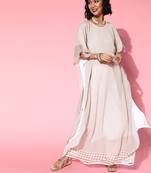 Pink printed georgette kurtas-and-kurtis