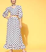 Multicolor printed art silk kurta sets