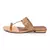 Woven Gold Kolapuri Flats