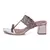 Woven Silver Kolapuri 3 INCH HEEL