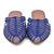 Woven Electric Blue Pointed Flats