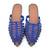Woven Electric Blue Pointed Flats