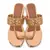 Woven Gold Kolapuri Flats