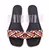 Multi Woven Black Flats
