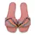 Multi Woven Pink Flats