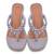Grey Braided Flats 