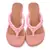 Baby Pink Woven Flats