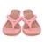 Baby Pink Woven Flats