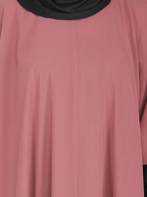 Latest Grey Jersy Sleeve Trendy Kaftan Style Abaya 5