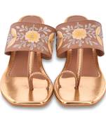 Flower Bloom Kolapuri 2 INCH HEEL