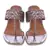 Woven Silver Kolapuri 3 INCH HEEL