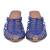 Woven Electric Blue 2.5 INCH Heels