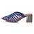 Woven Electric Blue 2.5 INCH Heels