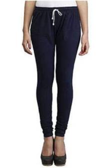Navy Blue  Rubi Churidar Leggings For Women's  Cotton Lycra Leging for Girl women Leggings Girls Leggings Legging