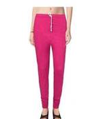 Pink  Rubi Churidar Leggings For Women's  Cotton Lycra Leging for Girl women Leggings Girls Leggings Legging