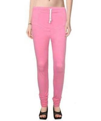 Light Pink  Rubi Churidar Leggings For Women's  Cotton Lycra Leging for Girl women Leggings Girls Leggings Legging 1