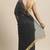 Janasya Grey printed georgette saree with blouse