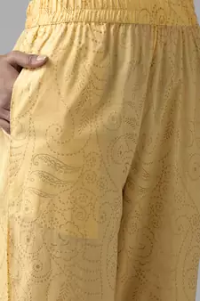 Aqua-blue printed cotton ethnic-kurtis