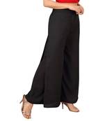 Black   Layered   Palazzo