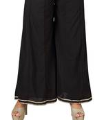 Black   Georgette   Polka Dobby   Palazzo