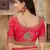 Pink woven banarasi saree with blouse